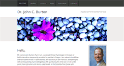 Desktop Screenshot of drjohncburton.com